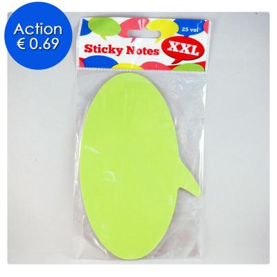 Office Point Sticky Notes Fluorescent Shaped Sn33C (Coma)